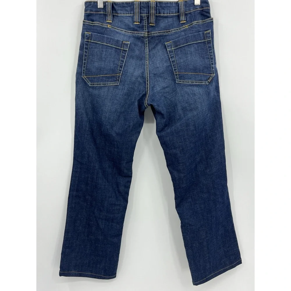 5.11 Tactical Jeans Men's Size 31 x 27 Defender Flex Slim Stretch Denim HEMMED
